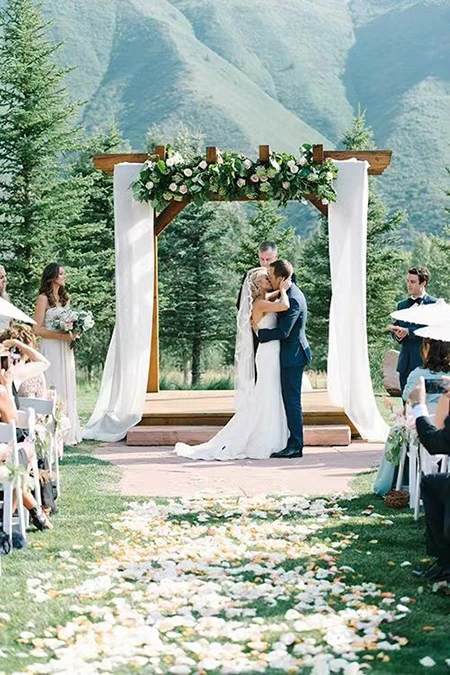 Flower Arrangement for Wedding Ceremony Altar
