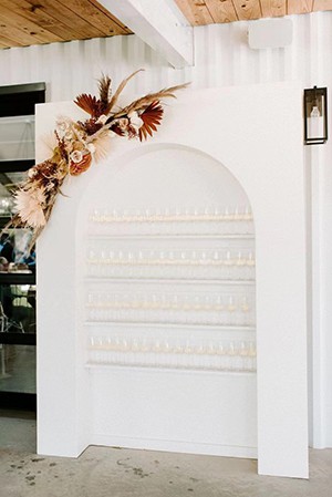 champagne glass wall wedding champagne glass wall wedding