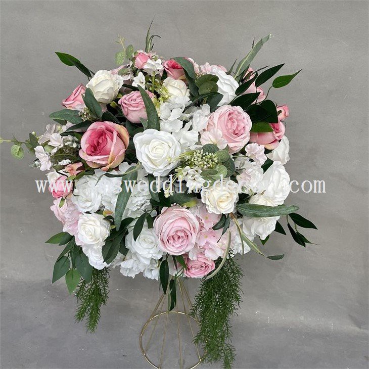 pink and white flower centerpieces(001)