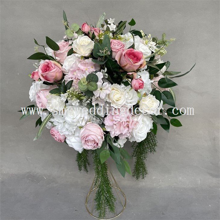pink roses table centerpieces(001)
