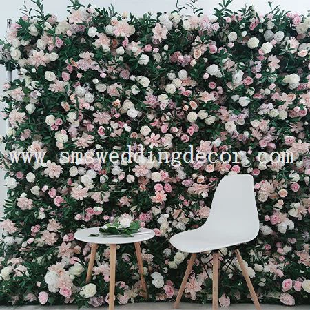 fake flowers for backdrop
