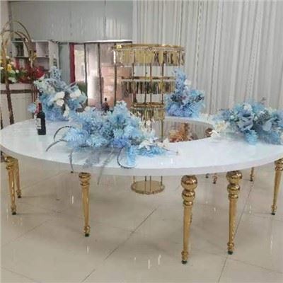 Meja Makan Malam Resepsi Perkahwinan