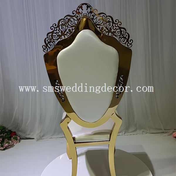 gold throne chair