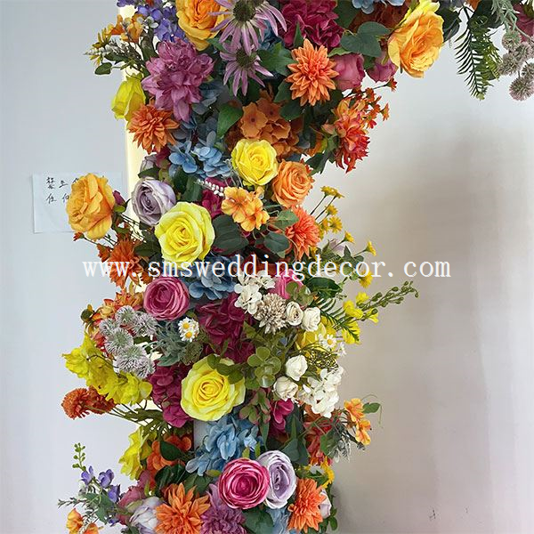 front door flower arch